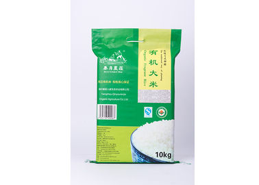 Китай Мешки безопасного риса упаковывая с материалом 10kg 58 cm PP Bopp ручки * размер 36 cm поставщик