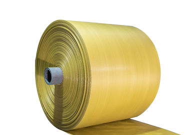Китай Желтая ткань сплетенная Pp с 700D - 1000D определяют/дно двойника зашитое створкой поставщик