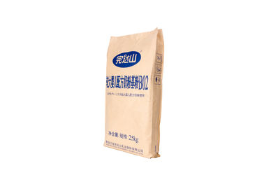 Китай Сплетенный пластичный бумажный мешок с 3 бортовым уплотнением PP прокатал материал бумаги Kraft поставщик