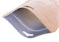 Прочные мешки Kraft Брайна бумажные с OEM сопротивления влаги застежки -молнии выровнянным фольгой поставщик