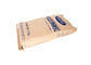 Сплетенный пластичный бумажный мешок с 3 бортовым уплотнением PP прокатал материал бумаги Kraft поставщик