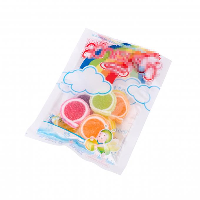 Мягкие мешки упаковки сахара помадок с печатанием полного цвета ясного окна изготовленным на заказ