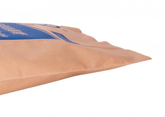 Мешки составного удобрения бумаги Multiwall Kraft упаковывая с Ziplock упорной воды