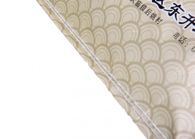 Проденьте нитку шить сплетенные PP мешки риса упаковывая при Gravure печатая Gusset 4.4cm бортовой