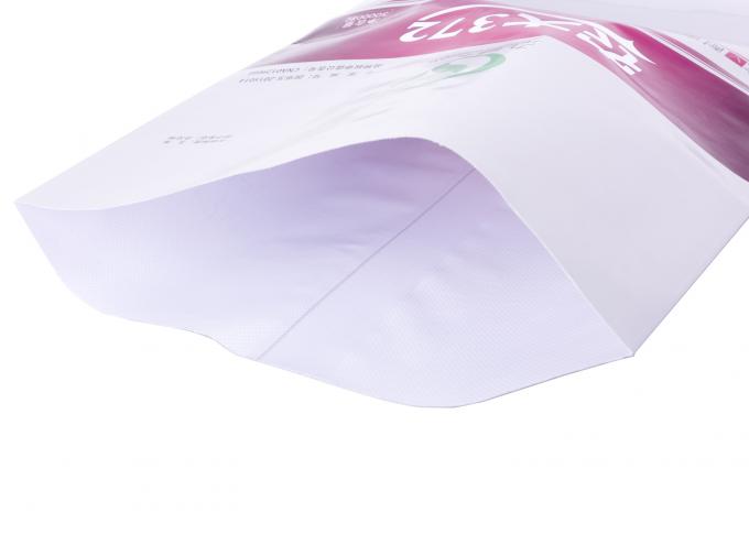 Двойной вкладыши прокатанные створкой сплетенные, PP сплетенный мешок Kraft ткани белый бумажный