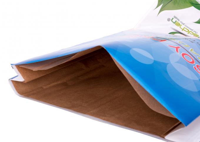 Жара - таможня уплотнения напечатала мешки с упаковочным материалом бумаги Kraft прокатанным Pp сплетенным