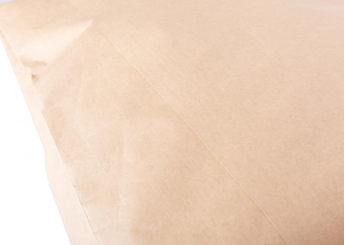 Рециркулированный мешок Брайна Kraft Брайна бумажный, мешки Kraft блока нижней напечатанные таможней