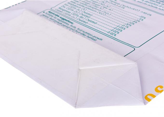 Преградите нижним мешки загерметизированные клапаном с материалом бумаги 70 до 80 gsm Kraft высокопрочным