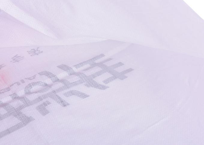Белые сплетенные мешки полипропилена с печатанием Gravure двойными стежками нижним
